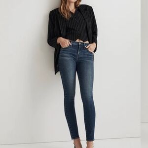 Madewell Dark Blue Skinny Jeans